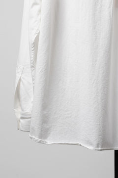 画像をギャラリービューアに読み込む, YUTA MATSUOKA relaxed fit shirt / high density kersey (off white)