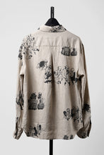 画像をギャラリービューアに読み込む, YUTA MATSUOKA classic shirt / drawing by megumi terao (ecru/print)