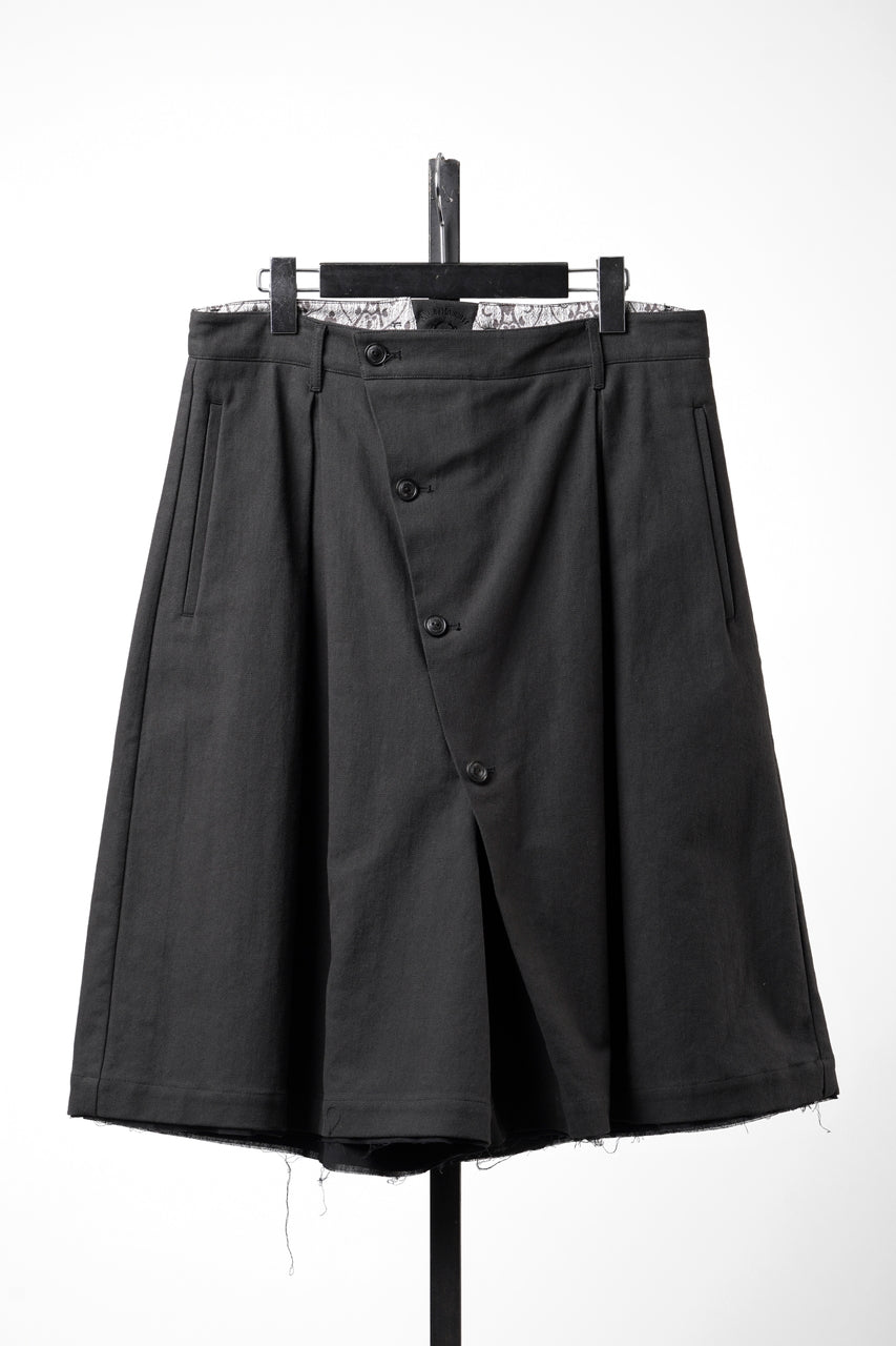画像をギャラリービューアに読み込む, Professor.E BUTTON DRAFT SHORTS (BLACK)