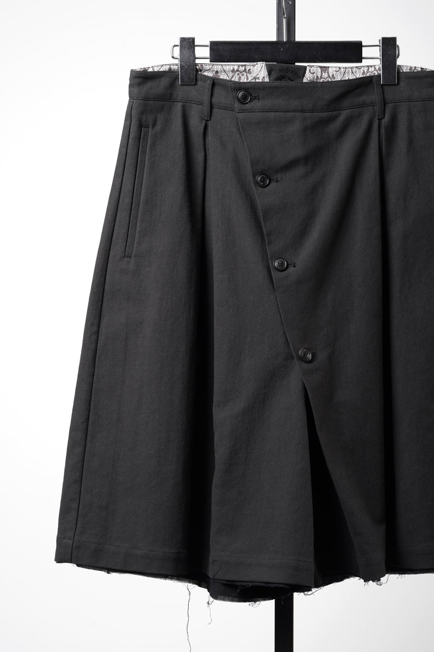 画像をギャラリービューアに読み込む, Professor.E BUTTON DRAFT SHORTS (BLACK)
