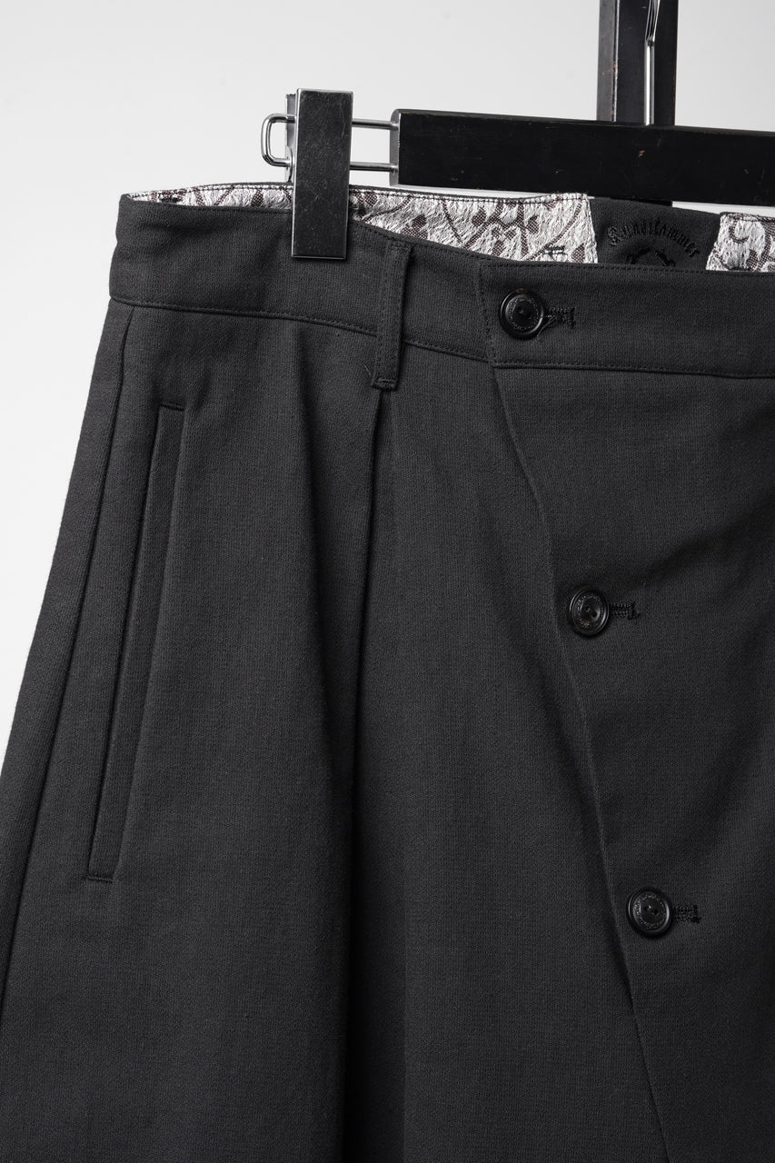 画像をギャラリービューアに読み込む, Professor.E BUTTON DRAFT SHORTS (BLACK)
