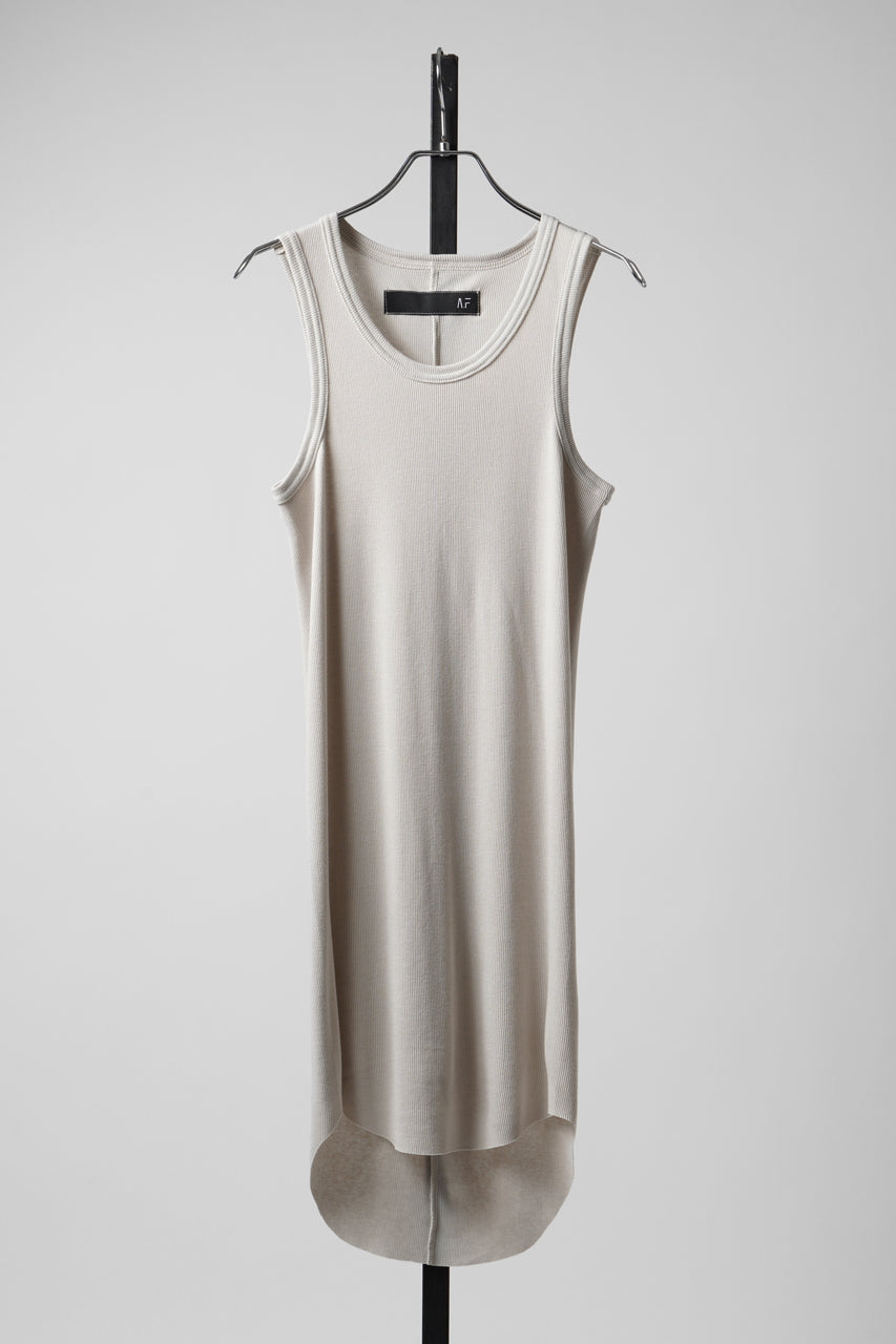 画像をギャラリービューアに読み込む, A.F ARTEFACT SKIN TANKTOP / COTTON RIB (LIGHT BEIGE)