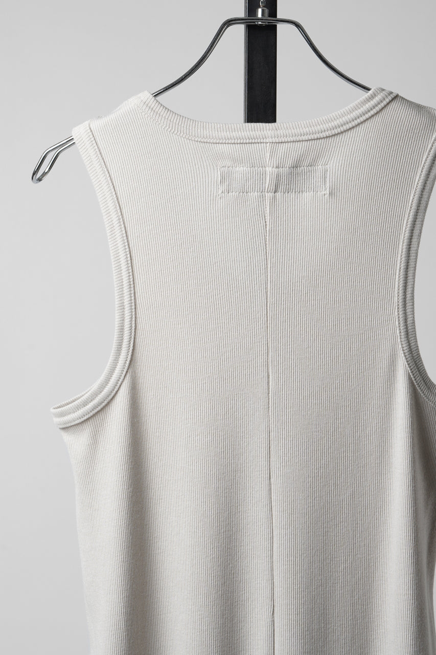 画像をギャラリービューアに読み込む, A.F ARTEFACT SKIN TANKTOP / COTTON RIB (LIGHT BEIGE)
