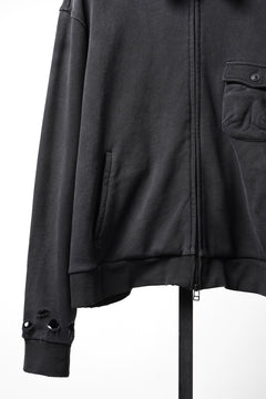画像をギャラリービューアに読み込む, Professor.E AGED SINGLE POCKET JACKET (WASHED BLACK)