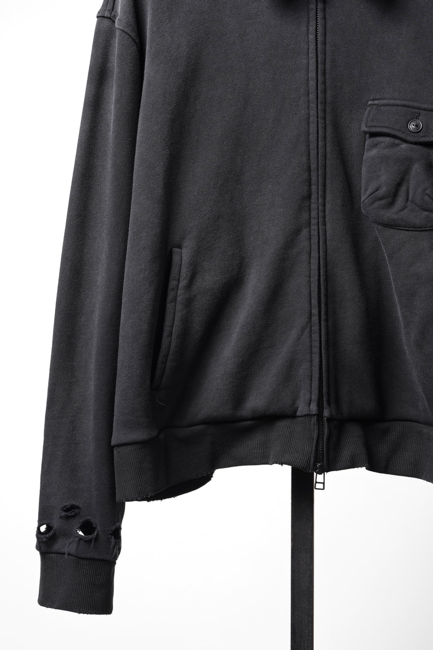 画像をギャラリービューアに読み込む, Professor.E AGED SINGLE POCKET JACKET (WASHED BLACK)