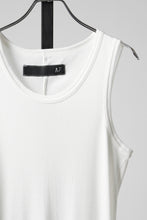 Load image into Gallery viewer, A.F ARTEFACT SKIN TANKTOP / COTTON RIB (WHITE)