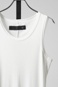 Load image into Gallery viewer, A.F ARTEFACT SKIN TANKTOP / COTTON RIB (WHITE)