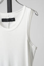 Load image into Gallery viewer, A.F ARTEFACT SKIN TANKTOP / COTTON RIB (WHITE)