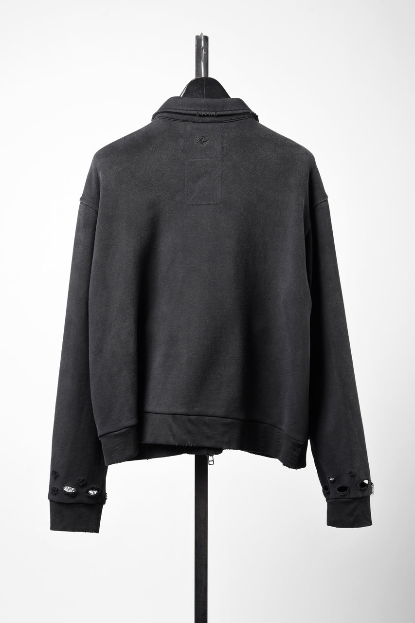 画像をギャラリービューアに読み込む, Professor.E AGED SINGLE POCKET JACKET (WASHED BLACK)