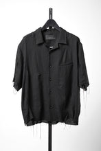 Load image into Gallery viewer, Professor.E CHECK SHORT SLEEVE SHIRT (BLACK)
