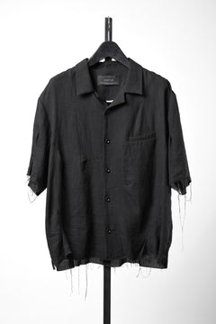 Load image into Gallery viewer, Professor.E CHECK SHORT SLEEVE SHIRT (BLACK)