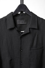 Load image into Gallery viewer, Professor.E CHECK SHORT SLEEVE SHIRT (BLACK)