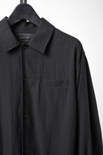 画像をギャラリービューアに読み込む, Professor.E EMBROIDERED SHIRT (BLACK)