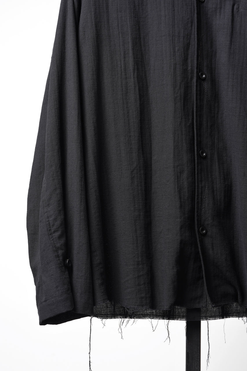 画像をギャラリービューアに読み込む, Professor.E EMBROIDERED SHIRT (BLACK)