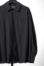 画像をギャラリービューアに読み込む, Professor.E EMBROIDERED SHIRT (BLACK)