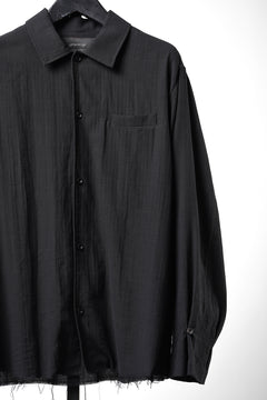 画像をギャラリービューアに読み込む, Professor.E EMBROIDERED SHIRT (BLACK)