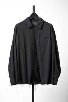 画像をギャラリービューアに読み込む, Professor.E EMBROIDERED SHIRT (BLACK)
