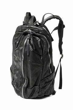 Load image into Gallery viewer, ISAMU KATAYAMA BACKLASH ITALY SHOULDER GARMENT-DYED BACKPACK (BLACK)