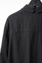 画像をギャラリービューアに読み込む, Professor.E EMBROIDERED SHIRT (BLACK)