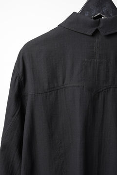 画像をギャラリービューアに読み込む, Professor.E EMBROIDERED SHIRT (BLACK)