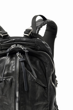 Load image into Gallery viewer, ISAMU KATAYAMA BACKLASH ITALY SHOULDER GARMENT-DYED BACKPACK (BLACK)