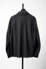 画像をギャラリービューアに読み込む, Professor.E EMBROIDERED SHIRT (BLACK)