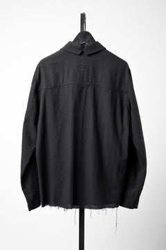 画像をギャラリービューアに読み込む, Professor.E EMBROIDERED SHIRT (BLACK)