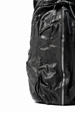 Load image into Gallery viewer, ISAMU KATAYAMA BACKLASH ITALY SHOULDER GARMENT-DYED BACKPACK (BLACK)