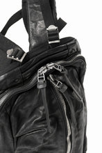 Load image into Gallery viewer, ISAMU KATAYAMA BACKLASH ITALY SHOULDER GARMENT-DYED BACKPACK (BLACK)