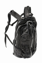 Load image into Gallery viewer, ISAMU KATAYAMA BACKLASH ITALY SHOULDER GARMENT-DYED BACKPACK (BLACK)