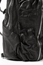 Load image into Gallery viewer, ISAMU KATAYAMA BACKLASH ITALY SHOULDER GARMENT-DYED BACKPACK (BLACK)