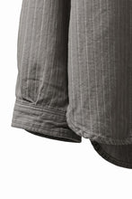 画像をギャラリービューアに読み込む, FULLCOUNT Herringbone Pencil Stripe Farmer Shirt (GRAY)