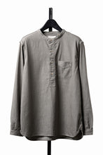 画像をギャラリービューアに読み込む, FULLCOUNT Herringbone Pencil Stripe Farmer Shirt (GRAY)