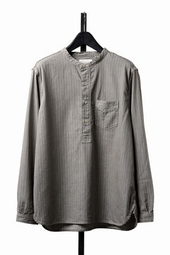 画像をギャラリービューアに読み込む, FULLCOUNT Herringbone Pencil Stripe Farmer Shirt (GRAY)