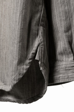 画像をギャラリービューアに読み込む, FULLCOUNT Herringbone Pencil Stripe Farmer Shirt (GRAY)