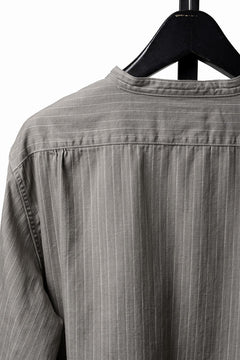 画像をギャラリービューアに読み込む, FULLCOUNT Herringbone Pencil Stripe Farmer Shirt (GRAY)