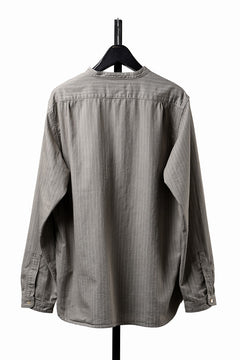 画像をギャラリービューアに読み込む, FULLCOUNT Herringbone Pencil Stripe Farmer Shirt (GRAY)