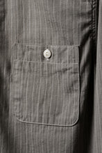 画像をギャラリービューアに読み込む, FULLCOUNT Herringbone Pencil Stripe Work Shirt (GRAY)