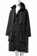 Load image into Gallery viewer, 【SAMPLE SALE】A.F ARTEFACT ZIP HOODIE COAT / TEDDY BOA FLEECE LINING (BLACK)
