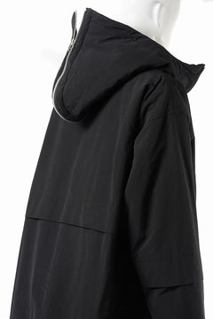 Load image into Gallery viewer, 【SAMPLE SALE】A.F ARTEFACT ZIP HOODIE COAT / TEDDY BOA FLEECE LINING (BLACK)