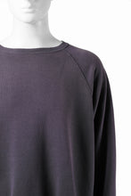 画像をギャラリービューアに読み込む, FULLCOUNT FADING RAGLAN SLEEVE SWEAT SHIRT (EGG PLANT)