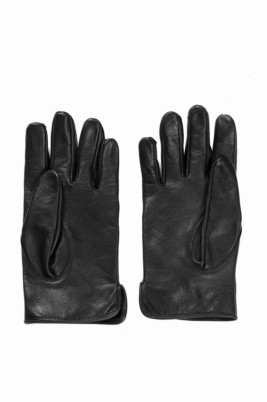 画像をギャラリービューアに読み込む, A LEATHER GLOVES / LUXE COWHIDE (BLACK)