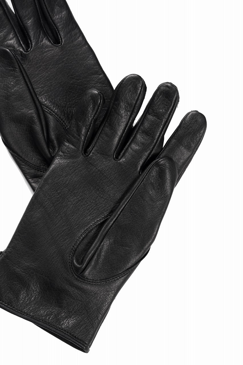 画像をギャラリービューアに読み込む, A LEATHER GLOVES / LUXE COWHIDE (BLACK)