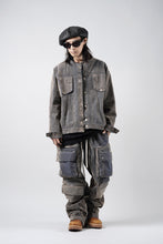 画像をギャラリービューアに読み込む, A.F ARTEFACT MULTI CARGO POCKET PANTS / ENZYME WASHED DENIM (BEIGE)
