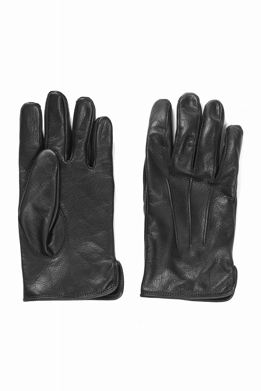 画像をギャラリービューアに読み込む, A LEATHER GLOVES / LUXE COWHIDE (BLACK)