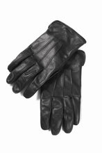 画像をギャラリービューアに読み込む, A LEATHER GLOVES / LUXE COWHIDE (BLACK)