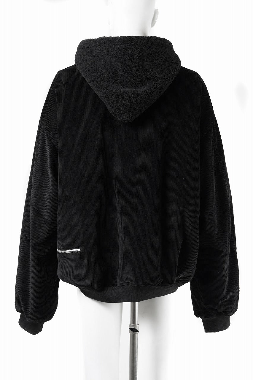 SAMPLE SALE】A.F ARTEFACT HEAVY CORDUROY BOMBER JACKET (BLACK)の