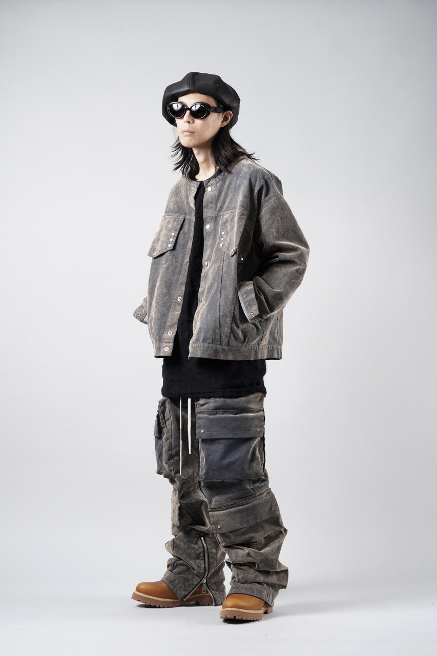 画像をギャラリービューアに読み込む, A.F ARTEFACT MULTI CARGO POCKET PANTS / ENZYME WASHED DENIM (BEIGE)