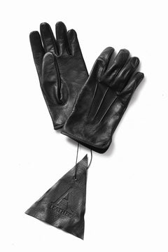 画像をギャラリービューアに読み込む, A LEATHER GLOVES / LUXE COWHIDE (BLACK)
