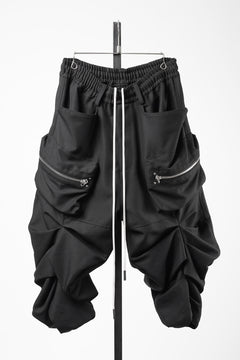 画像をギャラリービューアに読み込む, 【SAMPLE】A.F ARTEFACT MONSTER TUCK SHORTS / DENSE DRAPE TWILL (BLACK)